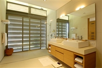 Elegant bathroom with double vanity